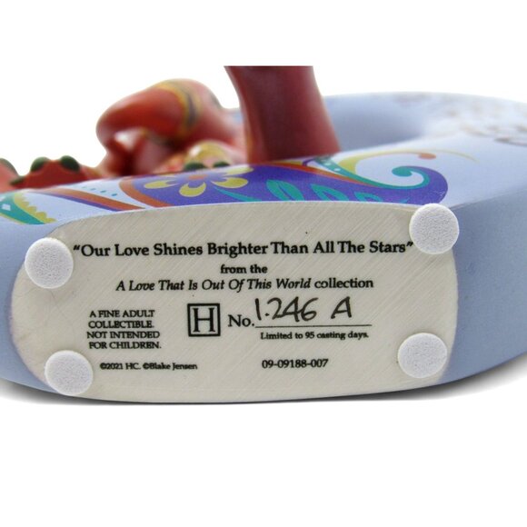 HAMILTON COLLECTION Our Love Shines Brighter Than Stars Blake Jensen Figurine - Picture 10 of 11